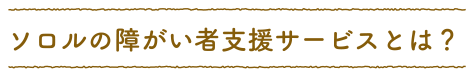 障がい者支援サービス